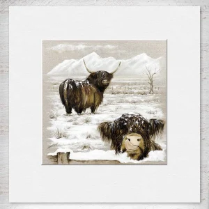 Maria and Logan, Small Mounted Print by Scott McGregor