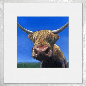 Wullie, Small Mounted Print by Scott McGregor