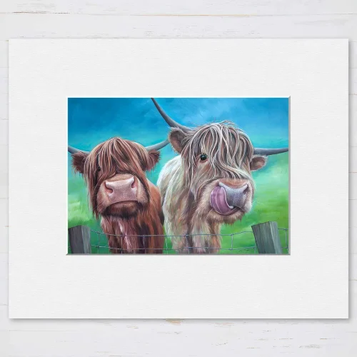 Runny Nose, Small Mounted Print by Scott McGregor