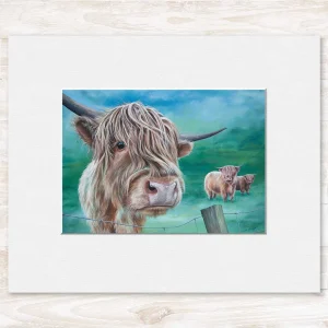 Is the Grass Greener on the Other Side?, Small Mounted Print by Scott McGregor