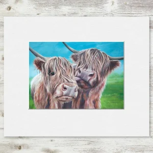 Dirty Face, Small Mounted Print by Scott McGregor
