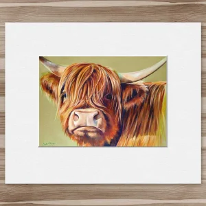 Bracken, Small Mounted Print by Scott McGregor