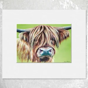 Dandelion, Small Mounted Print by Scott McGregor