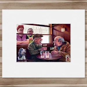 There they are Jean, Small Mounted Print by Scott McGregor
