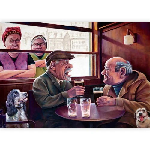 There they are Jean, Small Mounted Print by Scott McGregor - Image 2