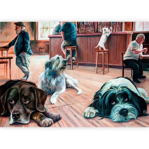 Gaun Yersel Wee Man, Small Mounted Print by Scott McGregor - Image 2