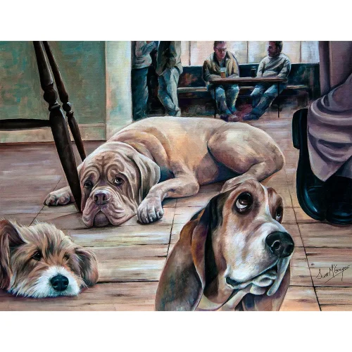 Bored, Small Mounted Print by Scott McGregor - Image 2