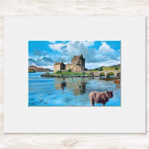 Eilean Donan Castle, Small Mounted Print by Scott McGregor