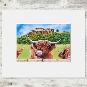 Stirling Castle, Small Mounted Print by Scott McGregor