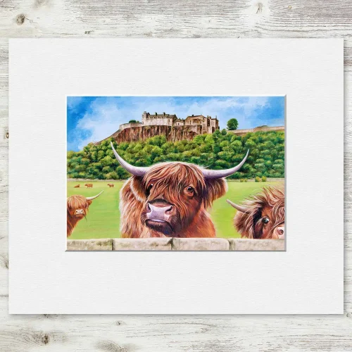 Stirling Castle, Small Mounted Print by Scott McGregor