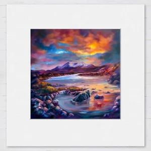 Sligachan, Small Mounted Print by Scott McGregor