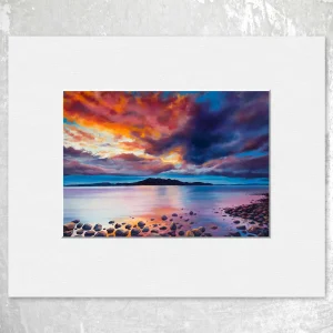 Dusky Twilight, Small Mounted Print by Scott McGregor