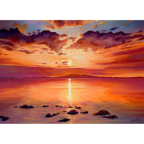 Still Waters, Small Mounted Print by Scott McGregor - Image 2