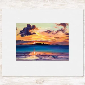 A Day at Rest, Small Mounted Print by Scott McGregor