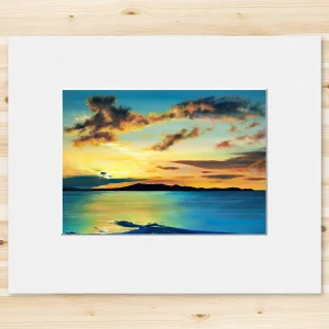 A Summer's Evening, Small Mounted Print by Scott McGregor