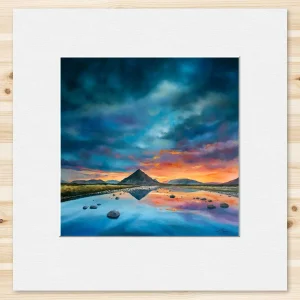 Buachaille Etive M√≤r, Small Mounted Print by Scott McGregor