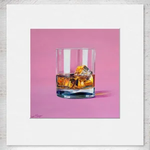 Just a Nip, Small Mounted Print by Scott McGregor