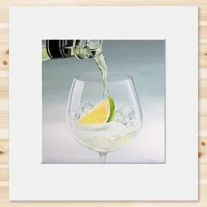 Gin and Tonic, Small Mounted Print by Scott McGregor