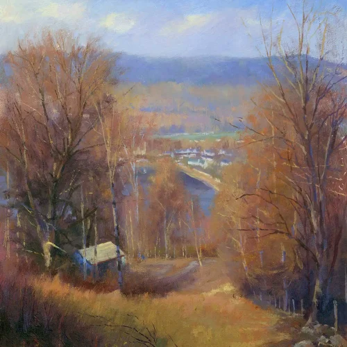 Autumn Colours, Kenmore, Small Mounted Print by Colin Robertson - Image 2