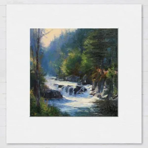 Afternoon Sunlight, Small Mounted Print by Colin Robertson