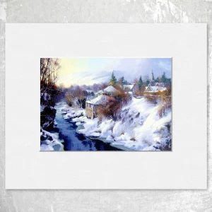 Winter Sunlight, Small Mounted Print by Colin Robertson