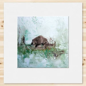 A Short Pause, Small Mounted Print by Charlotte Strawbridge