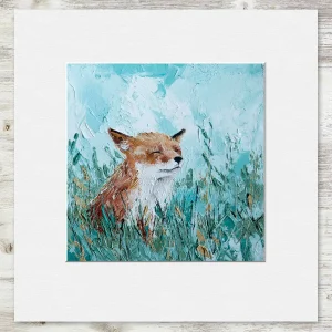 Healing Thoughts, Small Mounted Print by Charlotte Strawbridge