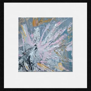 Howl, Small Mounted Print by Charlotte Strawbridge
