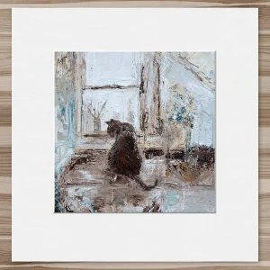 With a View, Small Mounted Print by Charlotte Strawbridge