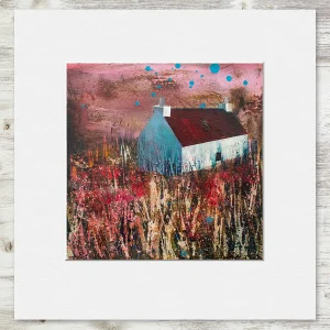 Old Times, Small Mounted Print by Fiona Matheson