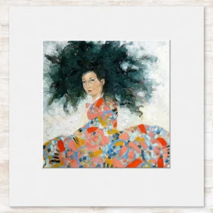 Suki After, Small Mounted Print by Ingrid Nilsson