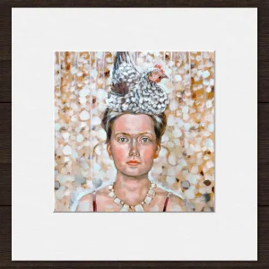 Clara's Wedding, Small Mounted Print by Ingrid Nilsson