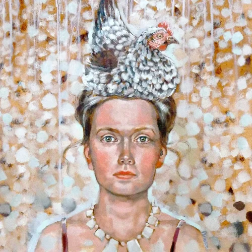 Clara's Wedding, Small Mounted Print by Ingrid Nilsson - Image 2