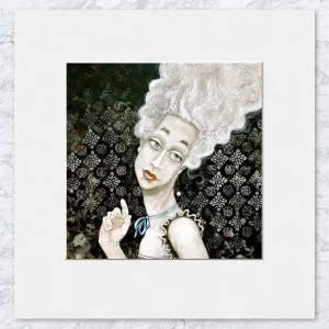 The Emperors Wife, Small Mounted Print by Ingrid Nilsson