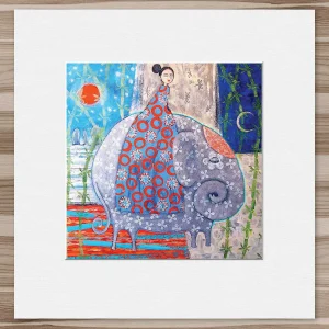 Sukis Rubicon, Small Mounted Print by Ingrid Nilsson