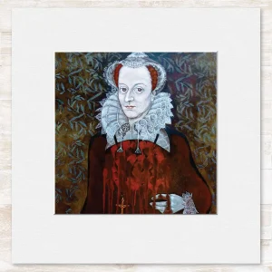 Sangre De Maria, Small Mounted Print by Ingrid Nilsson