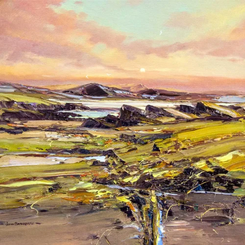 Low Sun, Lewis, Small Mounted Print by John Bathgate - Image 2