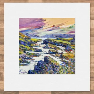 West Lewis Crofts, Small Mounted Print by John Bathgate