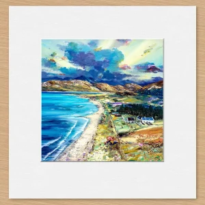 Gruinard Bay, Small Mounted Print by John Bathgate