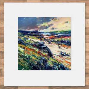 Towards Kingsburgh, Small Mounted Print by John Bathgate