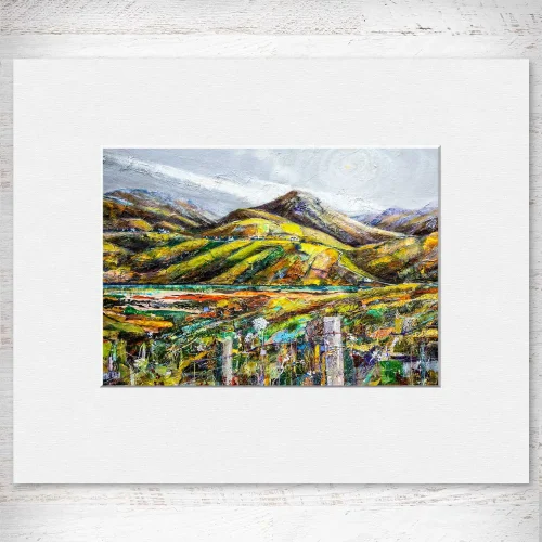 Roag, Small Mounted Print by John Bathgate