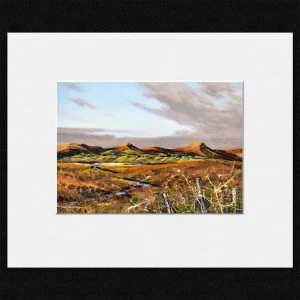 Towards Roag, Small Mounted Print by John Bathgate