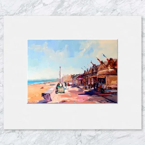 “Crumbs” at Portobello, Small Mounted Print by Joseph Maxwell-Stuart