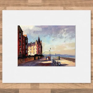 Portobello Prom, Small Mounted Print by Joseph Maxwell-Stuart