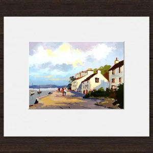 Cramond, Small Mounted Print by Joseph Maxwell-Stuart