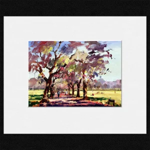 Meadows Walkway, Edinburgh, Small Mounted Print by Joseph Maxwell-Stuart