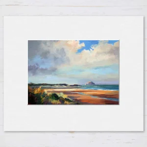 Tyninghame Bay, Small Mounted Print by Joseph Maxwell-Stuart