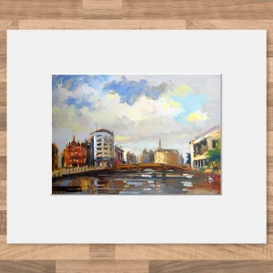 Coalhill, Leith, Small Mounted Print by Joseph Maxwell-Stuart