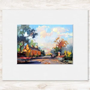 Collegehill House, Roslin, Small Mounted Print by Joseph Maxwell-Stuart