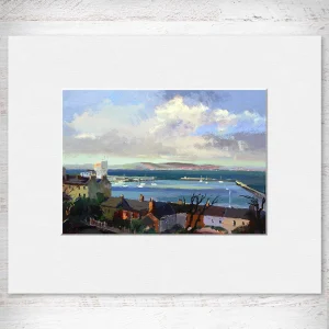 Granton Harbour, Small Mounted Print by Joseph Maxwell-Stuart